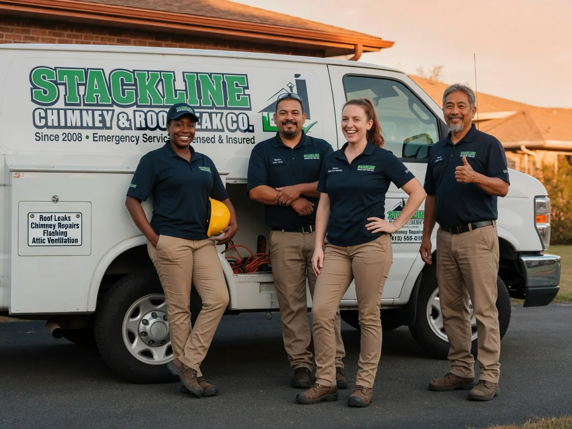 Chimney flashing repair company in Farmersville, IL